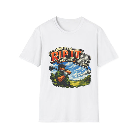 Grip It and Rip It Golf T-Shirt — Vintage Golf Cartoon Logo