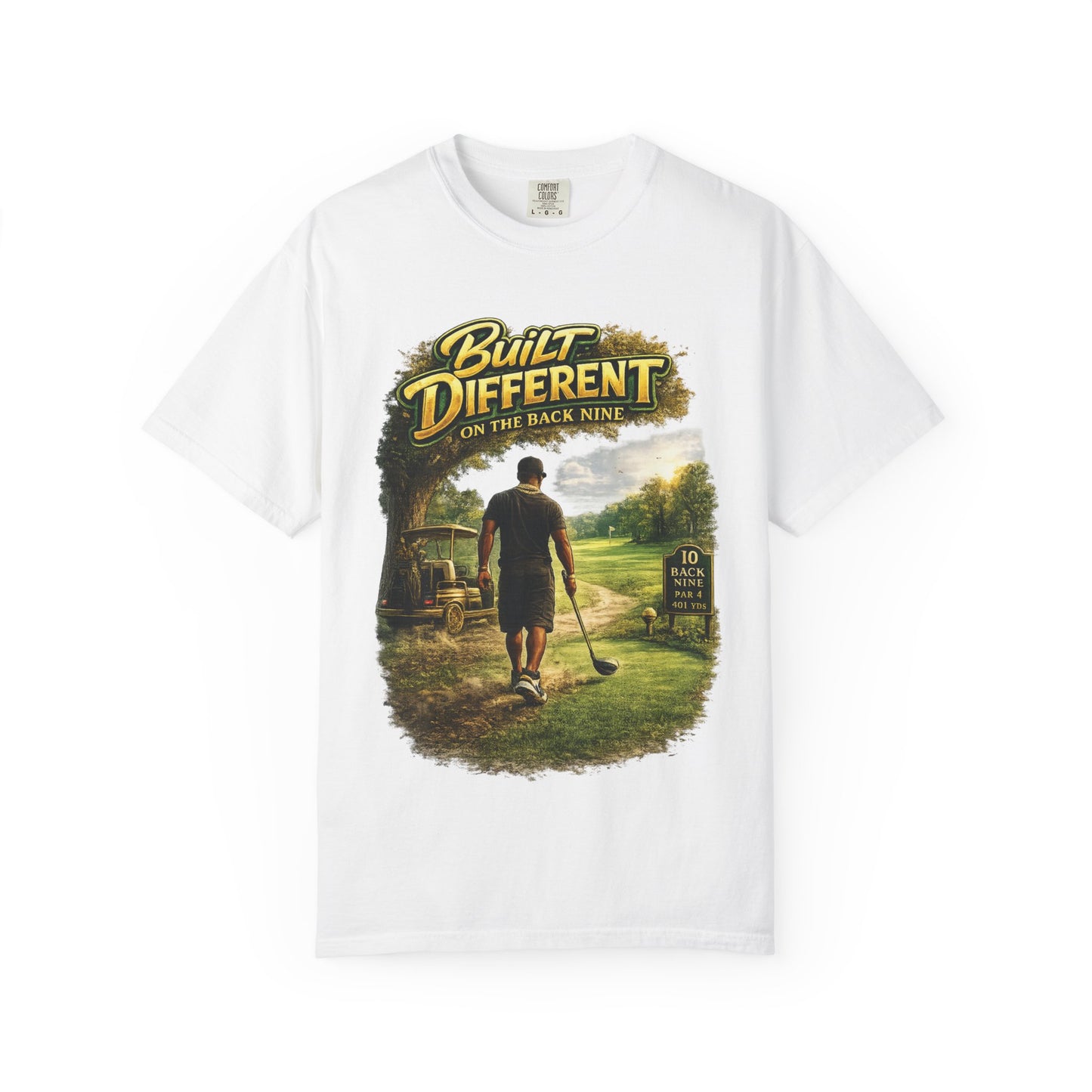 Built Different on the Back Nine T-Shirt – Golfing Retro Graphic Tee