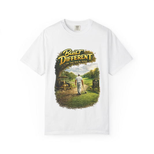 Built Different Golf T-Shirt – Vintage Golfer Scene