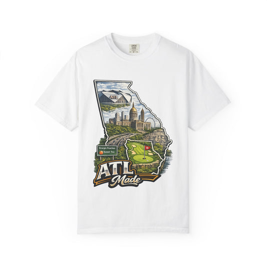 Atlanta Golf Map T-Shirt — ATL Made Vintage Cityscape Tee