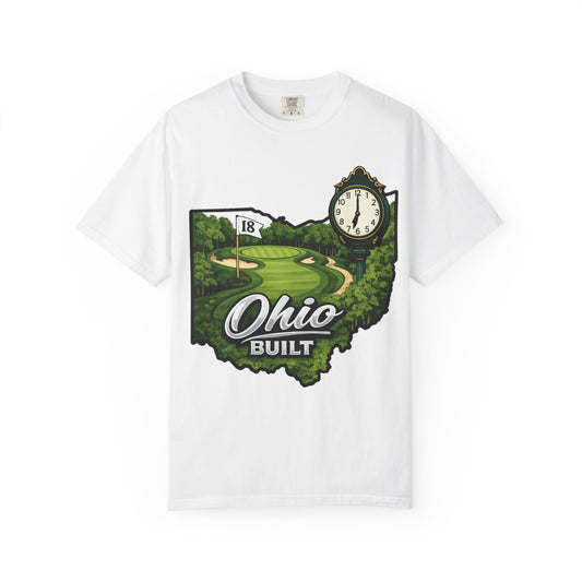 Ohio Built Golf T-Shirt — Vintage Course Map Tee