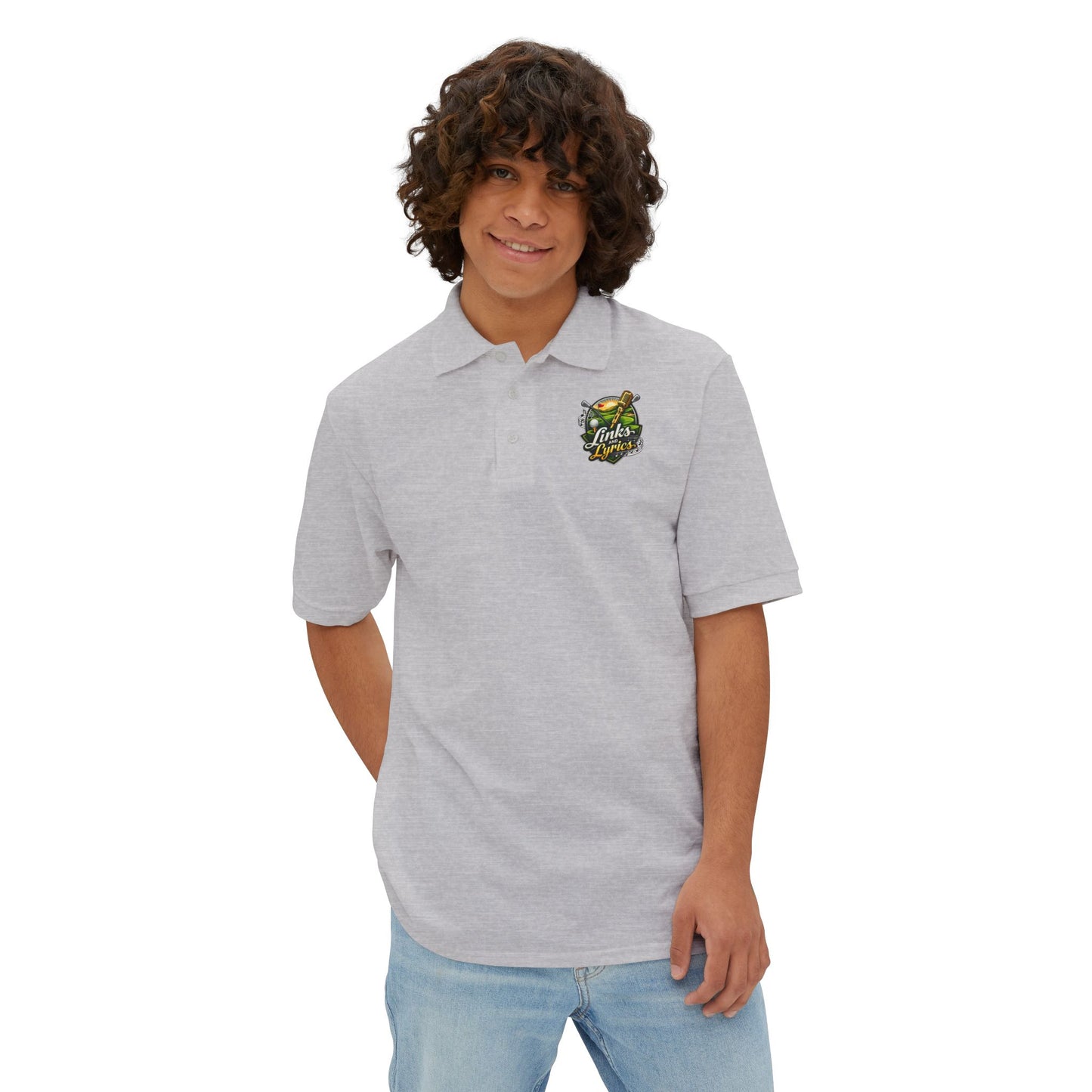 ATL Made Georgia Polo Shirt — Atlanta State Map Golf & Cityscape Chest Logo