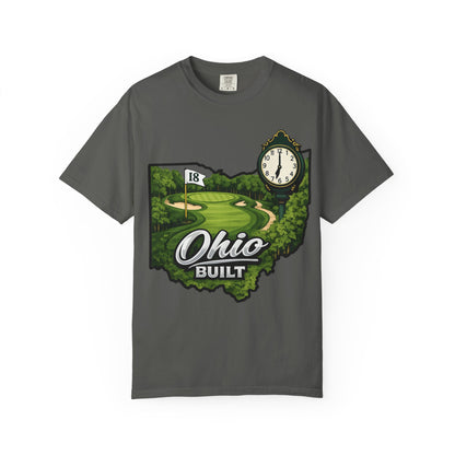 Ohio Built Golf T-Shirt — Vintage Course Map Tee