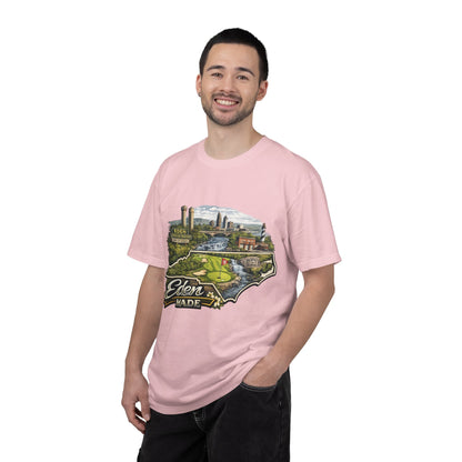 T-Shirt — 'Eden Made' Scenic Cityscape Tee (Vintage Travel/Local Pride)