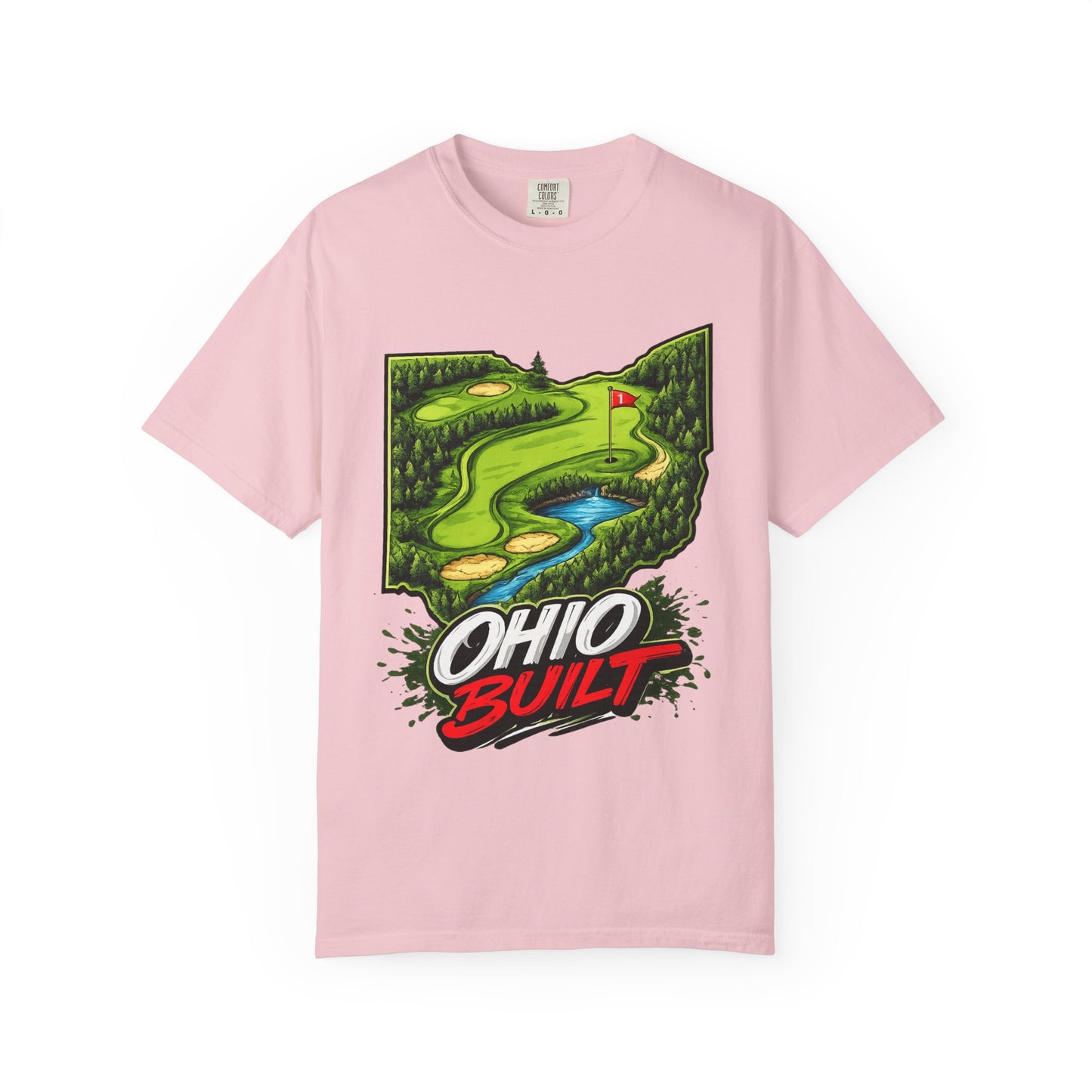Ohio Built Golf Course T-Shirt — State Pride Golf Tee