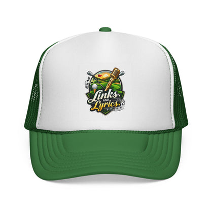 Links & Lyrics Trucker Hat — Golf and Music Vintage Mesh Cap