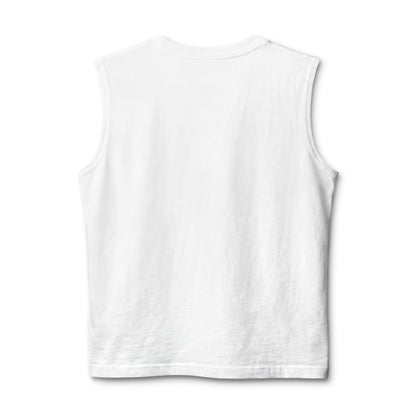 Sand Trap Golf Cart Muscle Tank — Vintage Golf Humor Sleeveless Tee