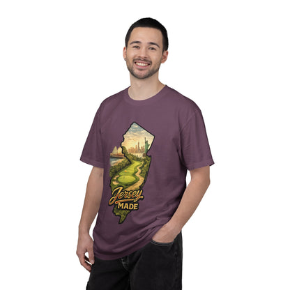 Jersey Made T-Shirt — New Jersey Scenic State Map Graphic Tee