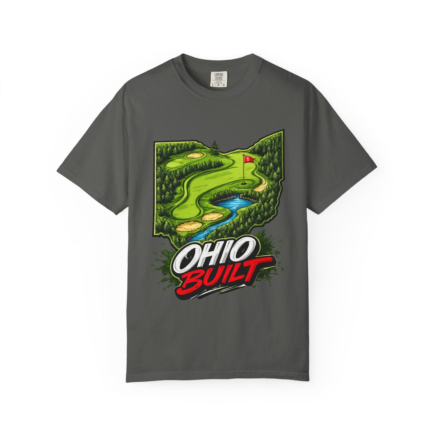 Ohio Built Golf Course T-Shirt — State Pride Golf Tee