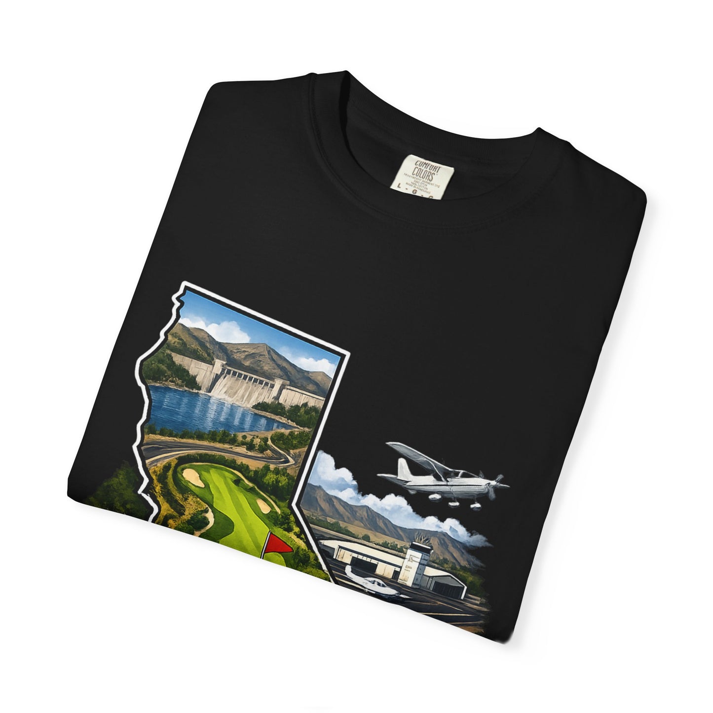Pacoima Bred Graphic T-Shirt — Vintage Los Angeles Golf & Aviation Design