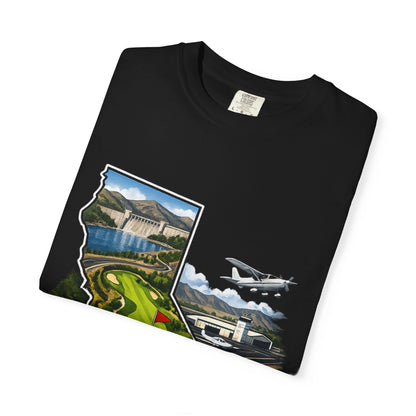 Pacoima Bred Graphic T-Shirt — Vintage Los Angeles Golf & Aviation Design