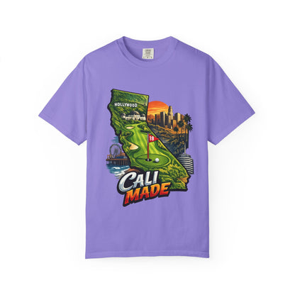 Cali Made T-Shirt — California Golf & Cityscape Tee