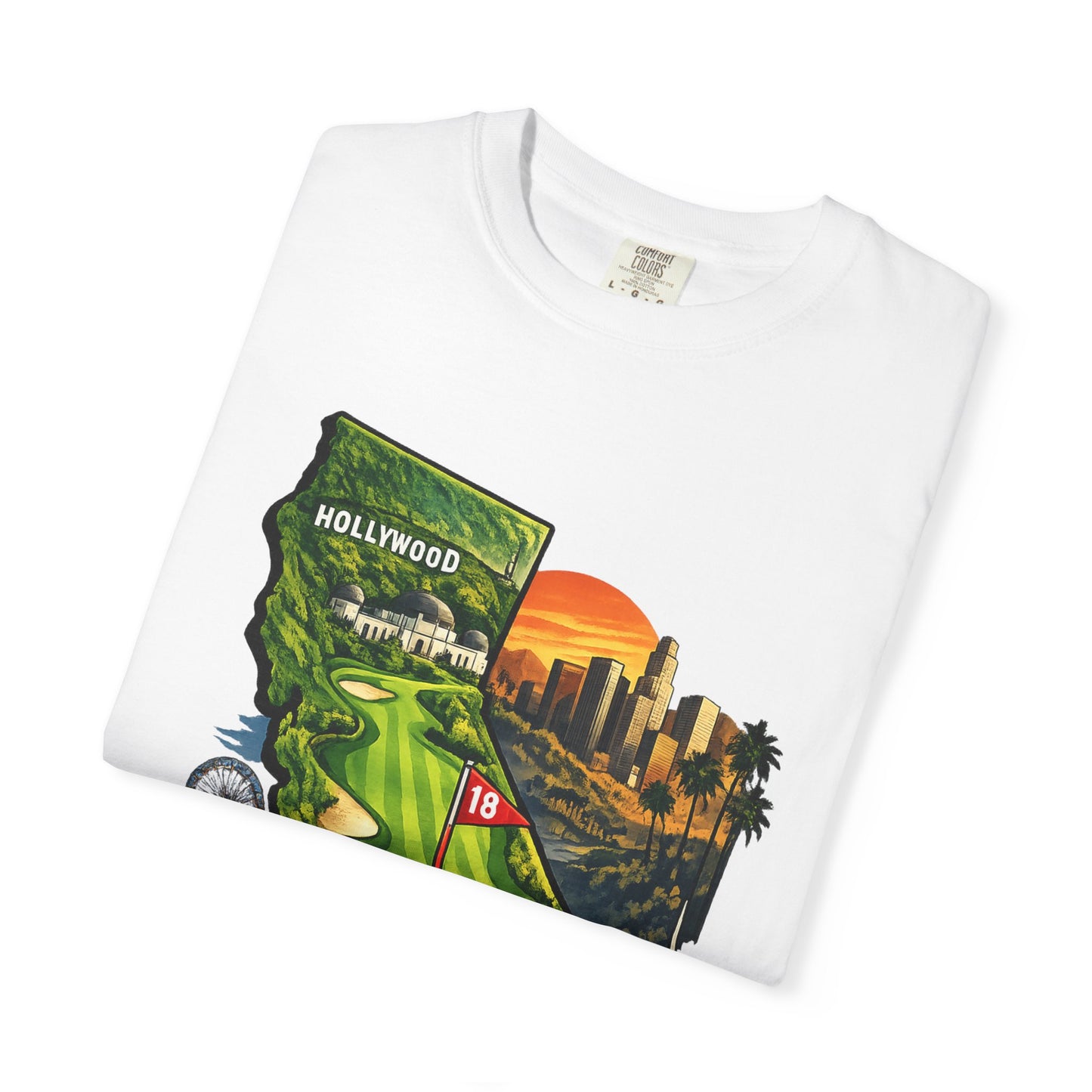 Cali Made T-Shirt — California Golf & Cityscape Tee