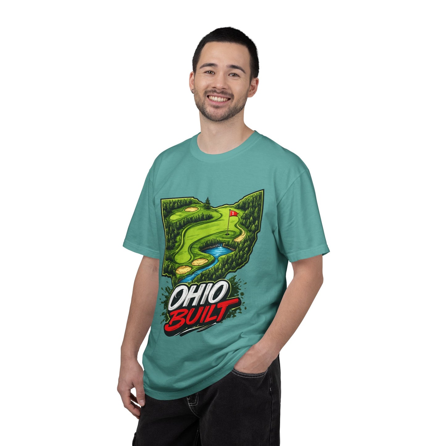 Ohio Built Golf Course T-Shirt — State Pride Golf Tee