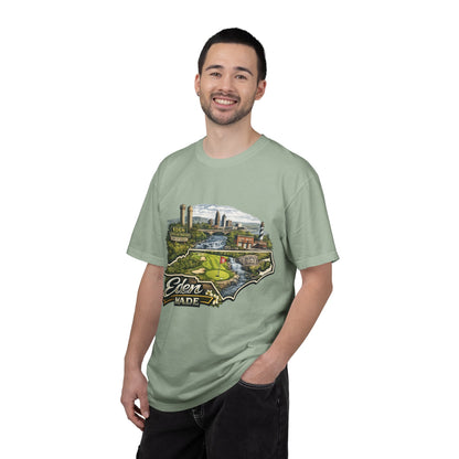 T-Shirt — 'Eden Made' Scenic Cityscape Tee (Vintage Travel/Local Pride)