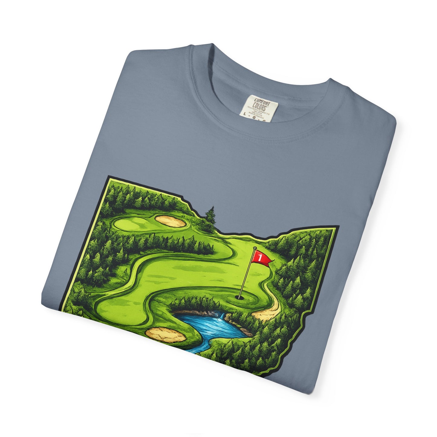 Ohio Built Golf Course T-Shirt — State Pride Golf Tee