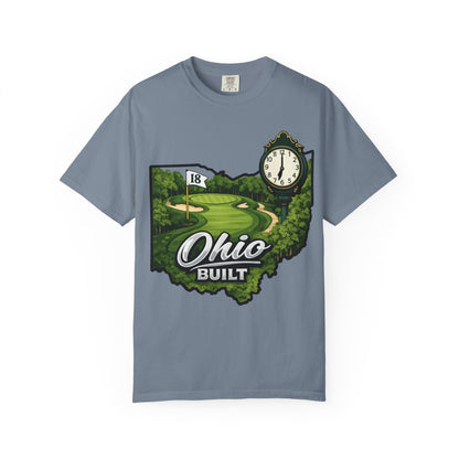 Ohio Built Golf T-Shirt — Vintage Course Map Tee