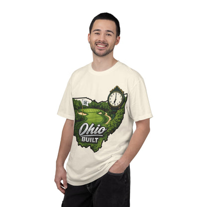 Ohio Built Golf T-Shirt — Vintage Course Map Tee