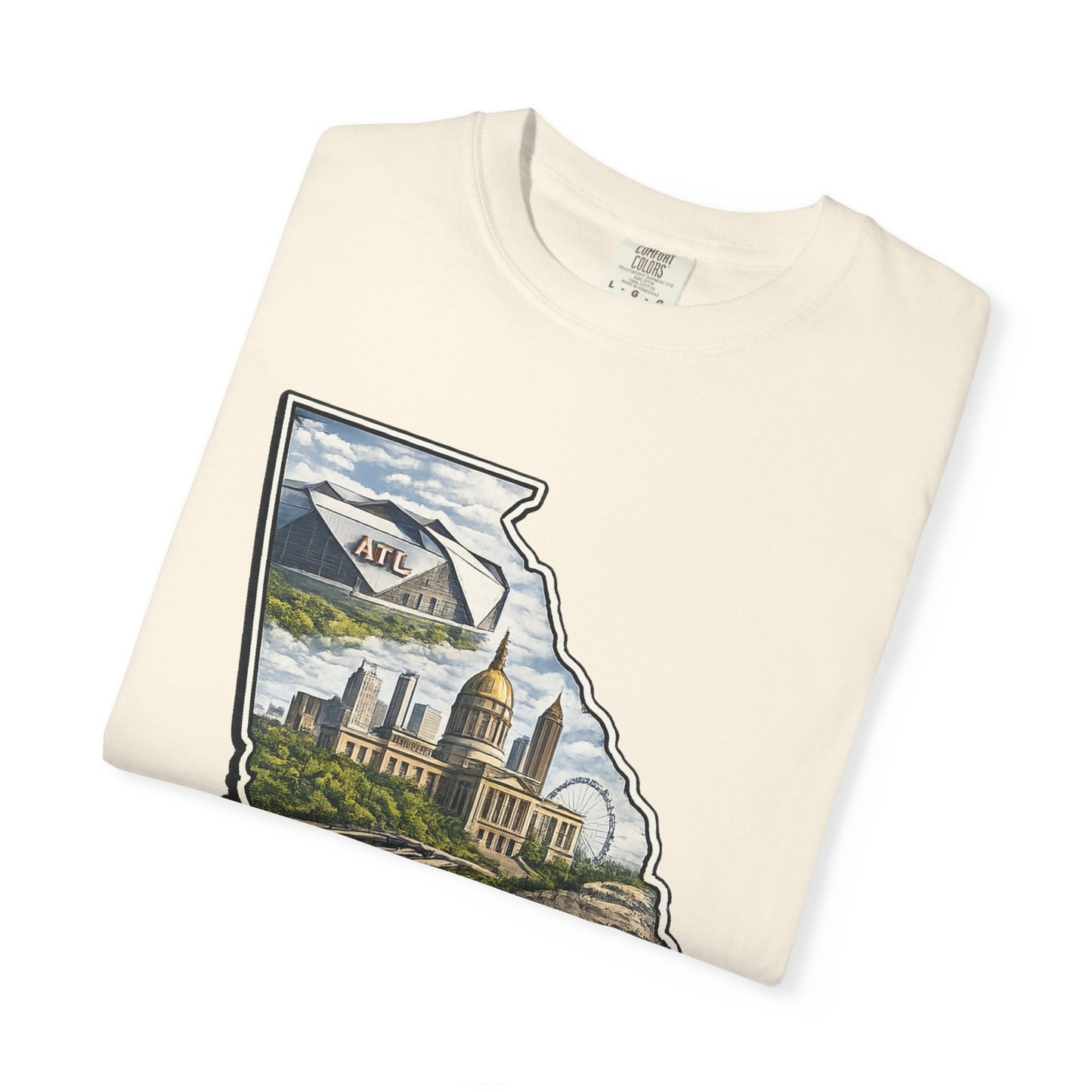 Atlanta Golf Map T-Shirt — ATL Made Vintage Cityscape Tee