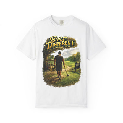 Built Different on the Back Nine T-Shirt – Golfing Retro Graphic Tee