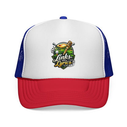 Links & Lyrics Trucker Hat — Golf and Music Vintage Mesh Cap