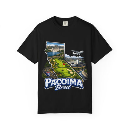 Pacoima Bred Graphic T-Shirt — Vintage Los Angeles Golf & Aviation Design