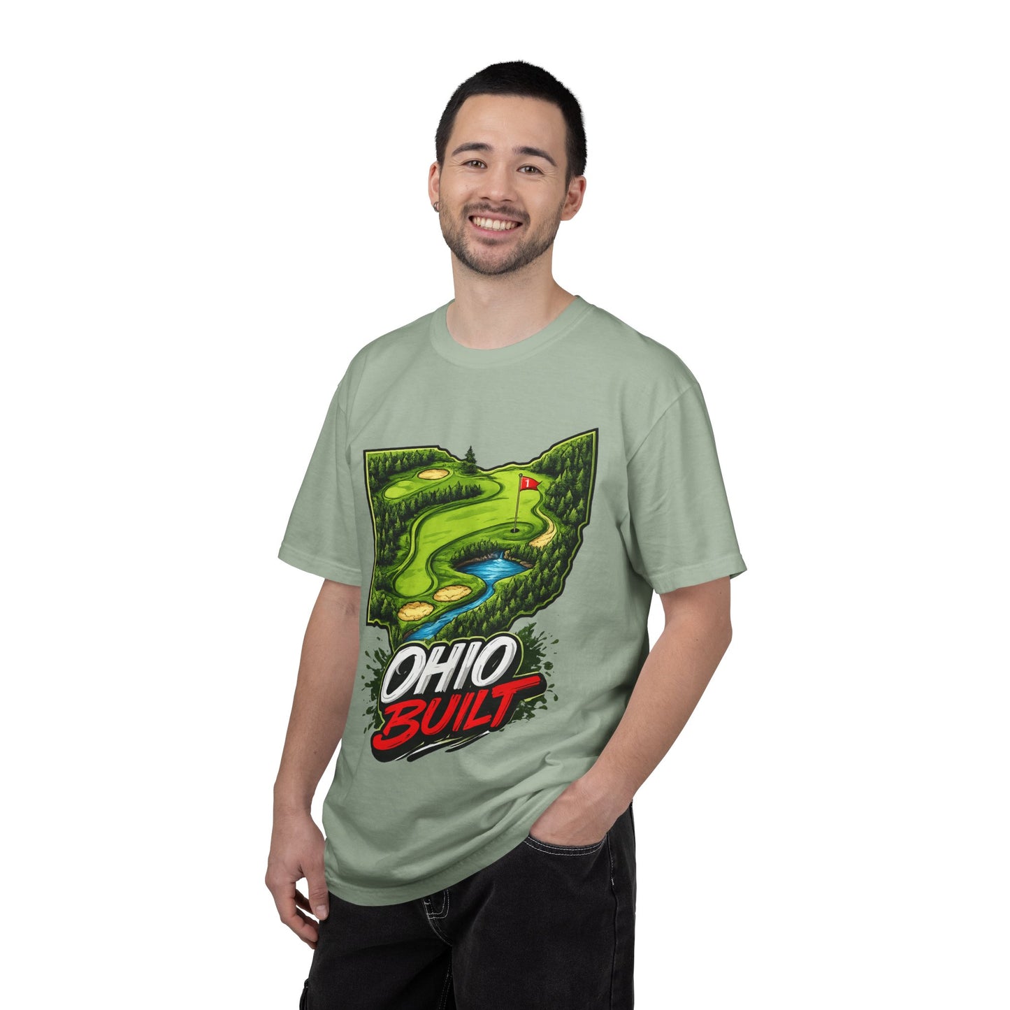 Ohio Built Golf Course T-Shirt — State Pride Golf Tee