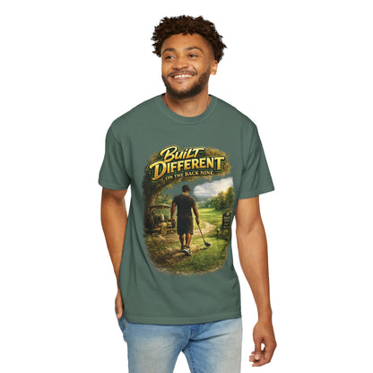 Built Different on the Back Nine T-Shirt – Golfing Retro Graphic Tee