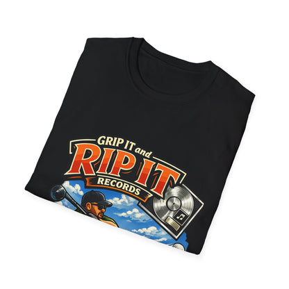 Grip It and Rip It Golf T-Shirt — Vintage Golf Cartoon Logo
