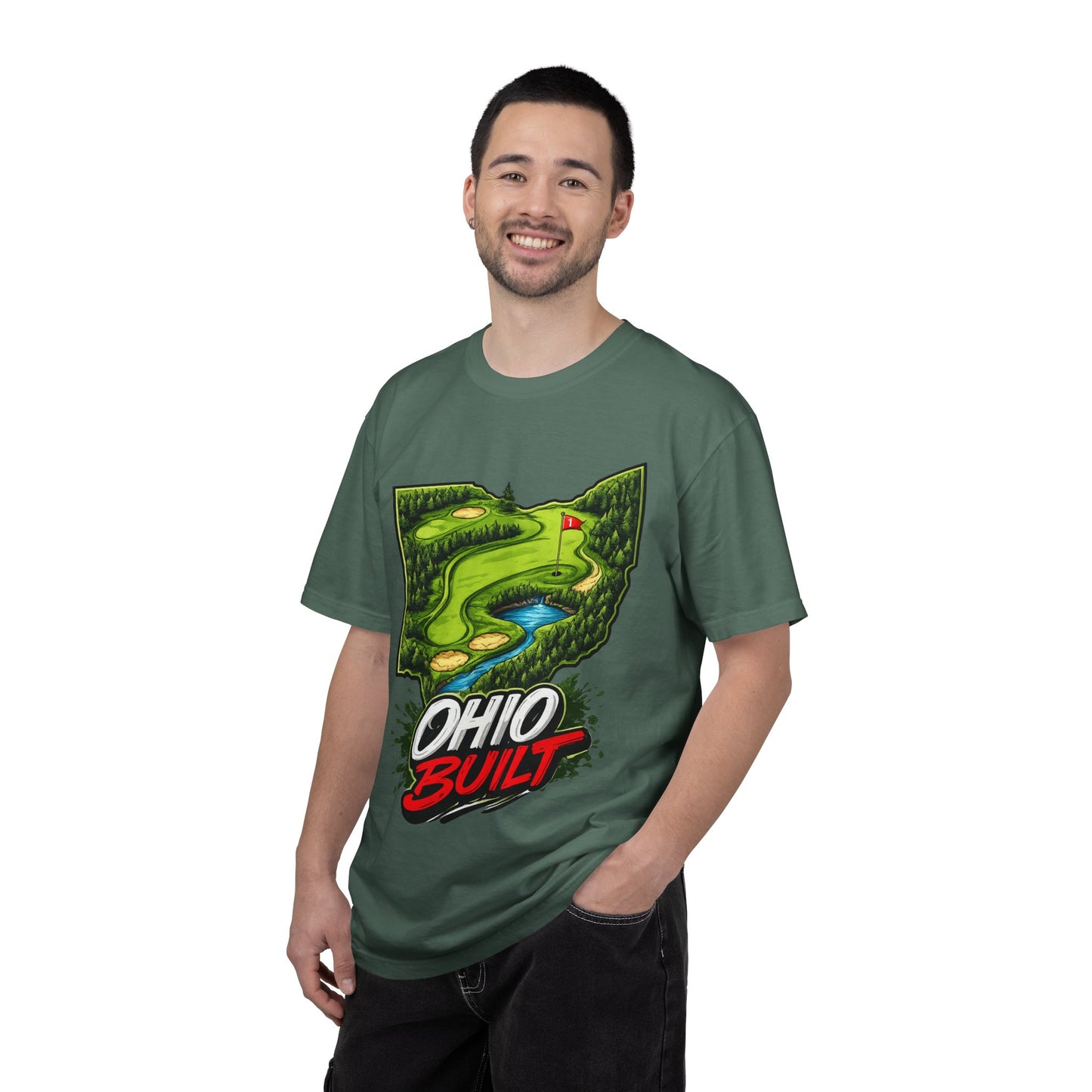 Ohio Built Golf Course T-Shirt — State Pride Golf Tee