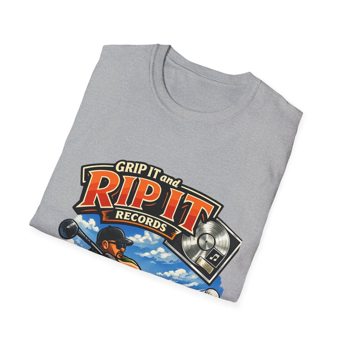 Grip It and Rip It Golf T-Shirt — Vintage Golf Cartoon Logo