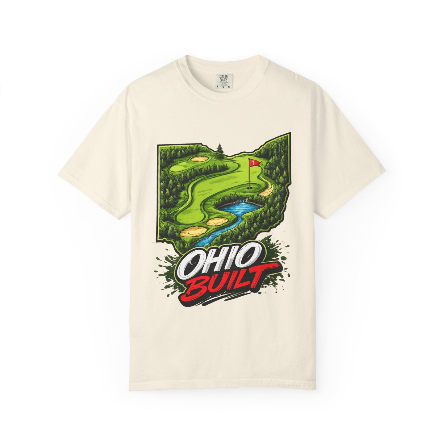 Ohio Built Golf Course T-Shirt — State Pride Golf Tee