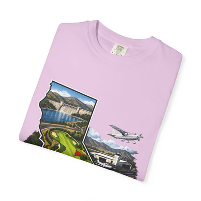 Pacoima Bred Graphic T-Shirt — Vintage Los Angeles Golf & Aviation Design