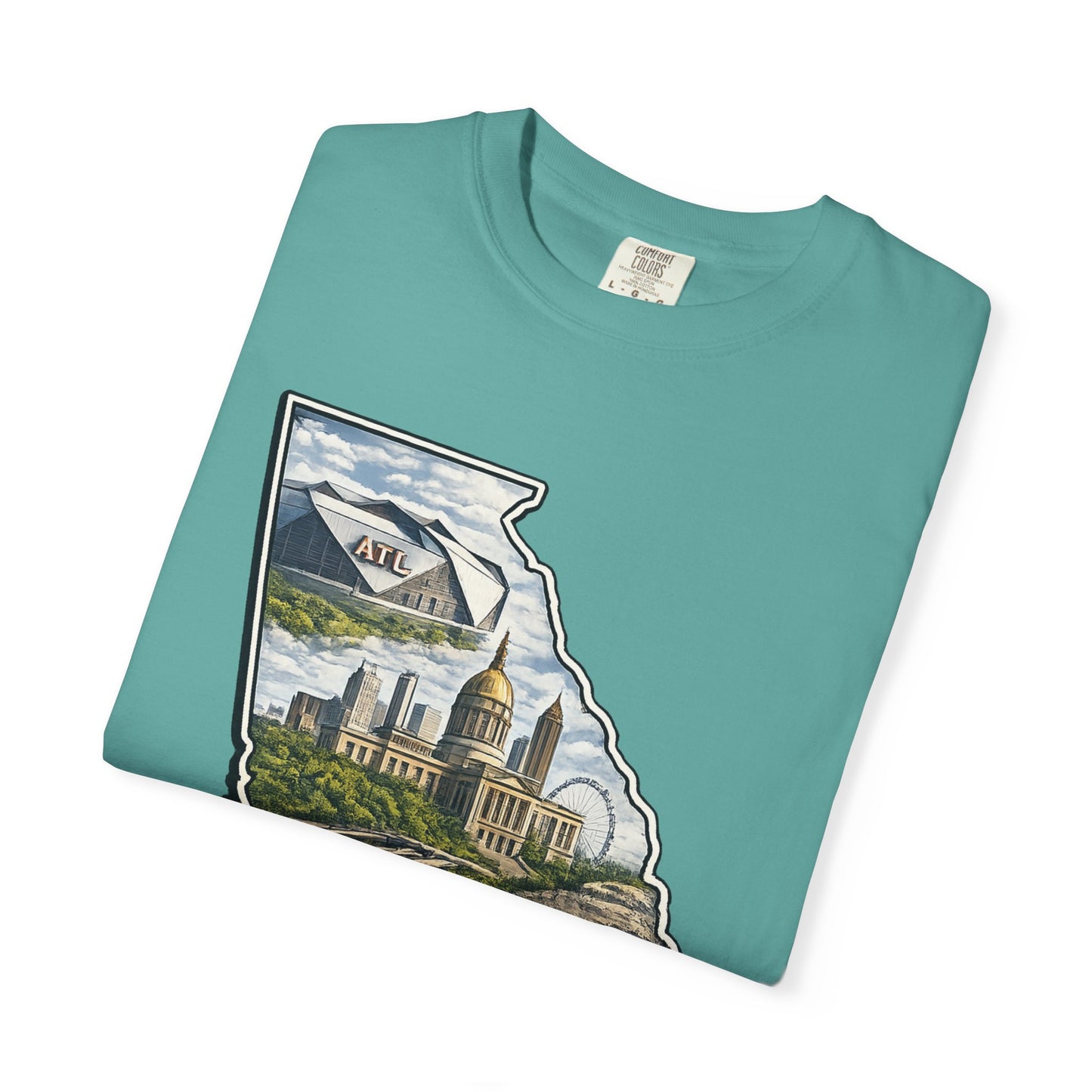 Atlanta Golf Map T-Shirt — ATL Made Vintage Cityscape Tee