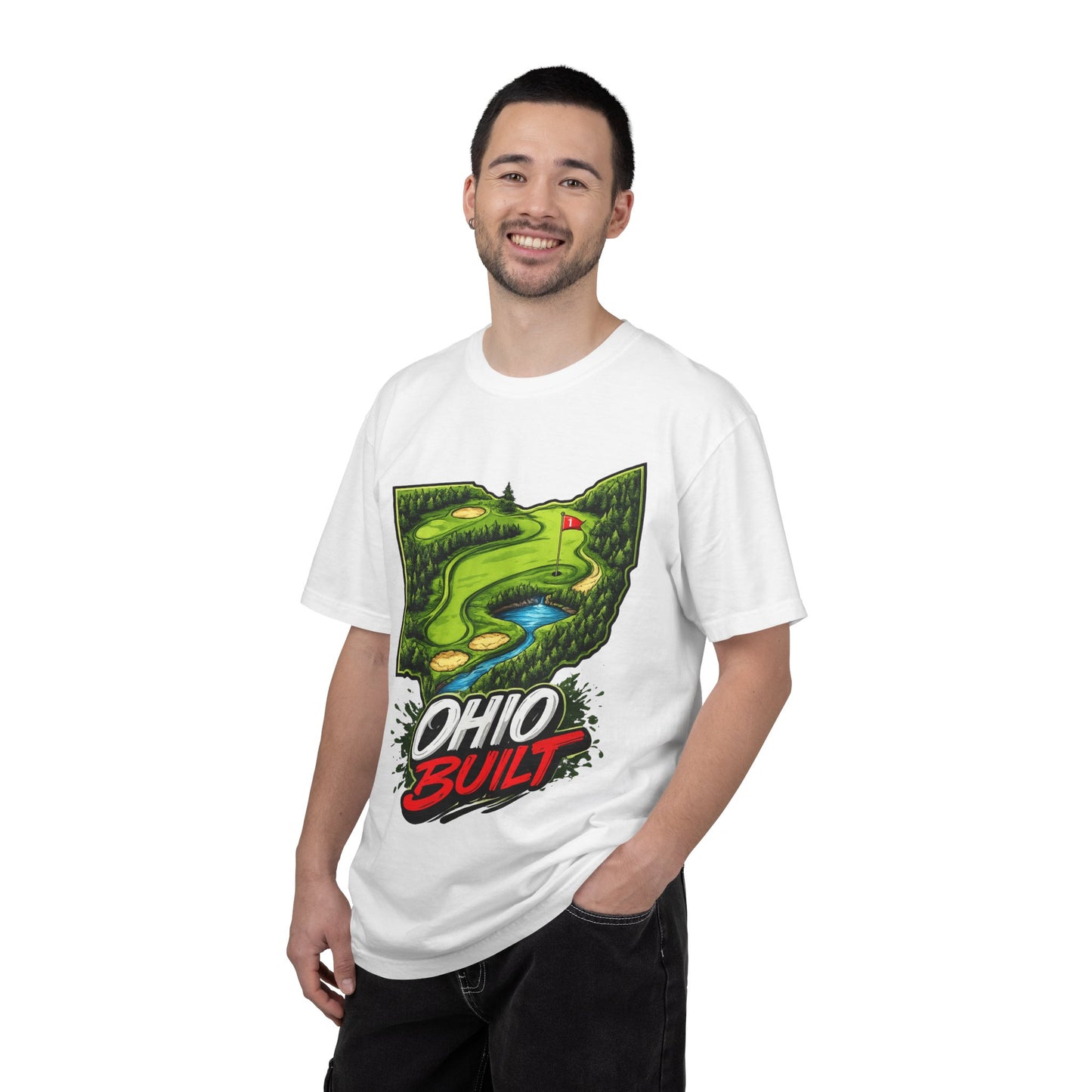 Ohio Built Golf Course T-Shirt — State Pride Golf Tee