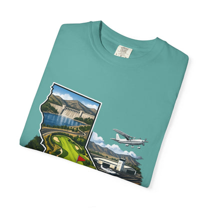 Pacoima Bred Graphic T-Shirt — Vintage Los Angeles Golf & Aviation Design