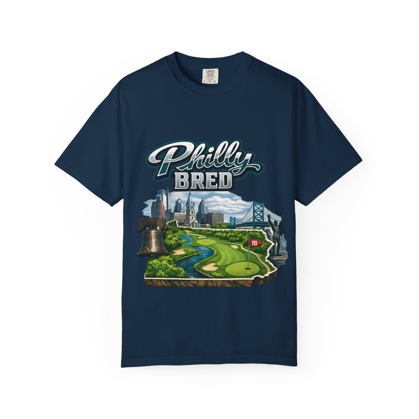 Philly Bred Golf Scene T‑Shirt