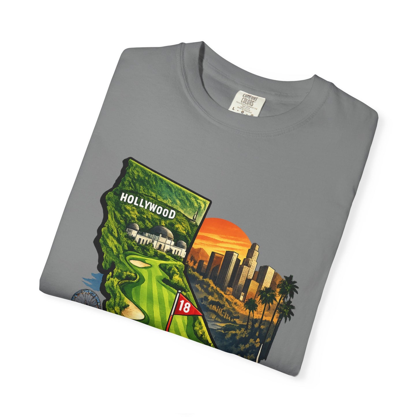 Cali Made T-Shirt — California Golf & Cityscape Tee