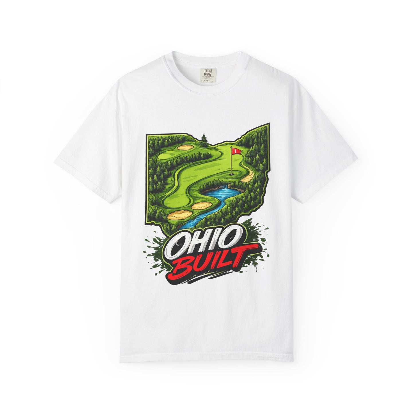 Ohio Built Golf Course T-Shirt — State Pride Golf Tee