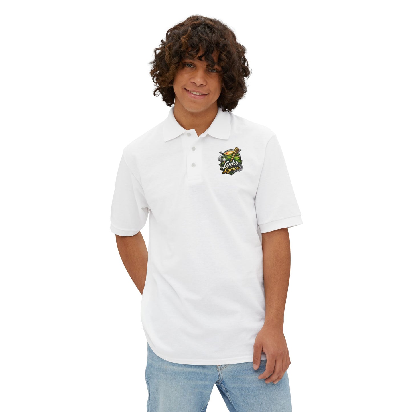 ATL Made Georgia Polo Shirt — Atlanta State Map Golf & Cityscape Chest Logo