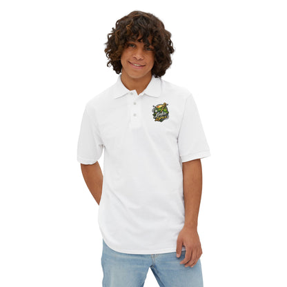 ATL Made Georgia Polo Shirt — Atlanta State Map Golf & Cityscape Chest Logo