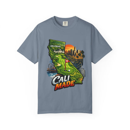 Cali Made T-Shirt — California Golf & Cityscape Tee