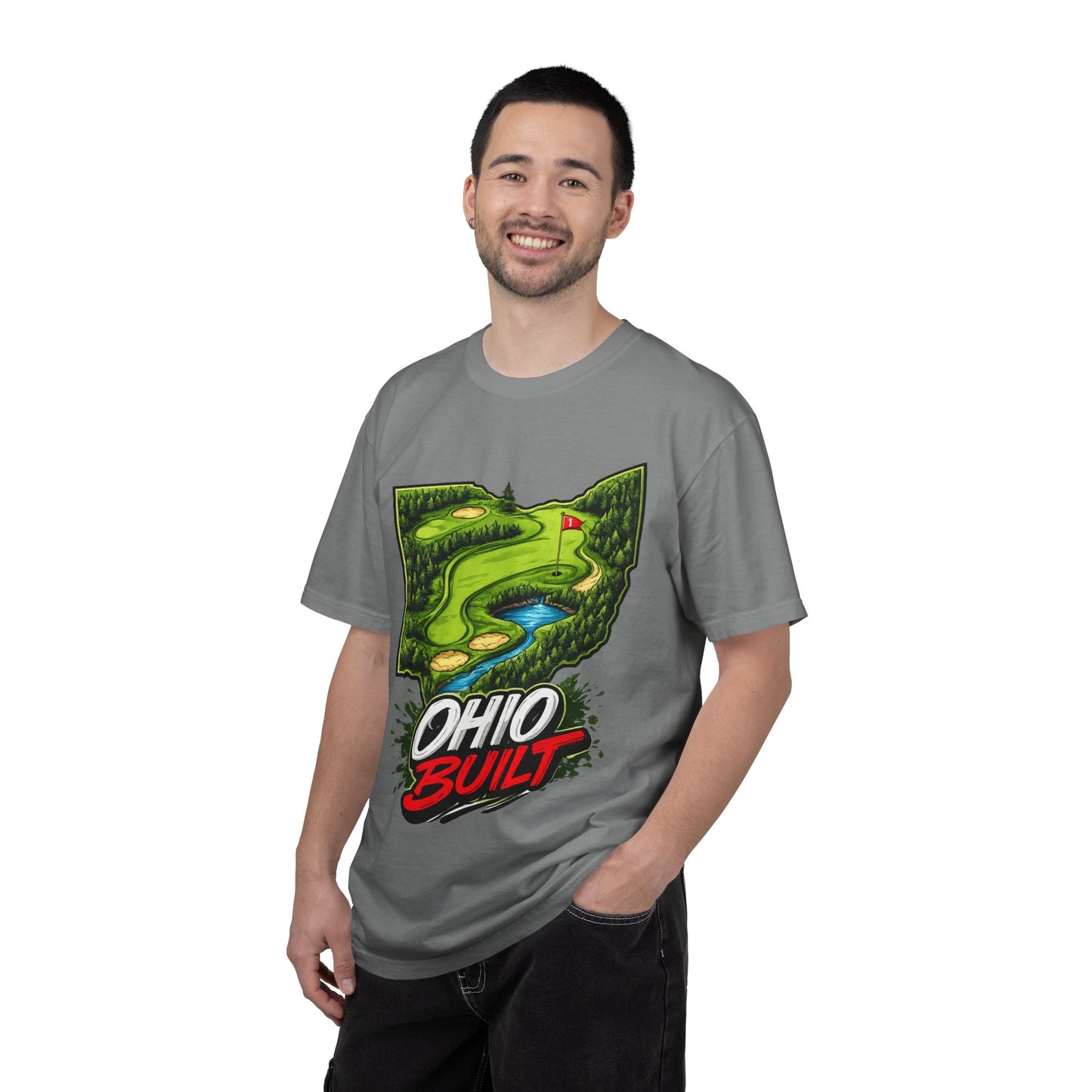 Ohio Built Golf Course T-Shirt — State Pride Golf Tee