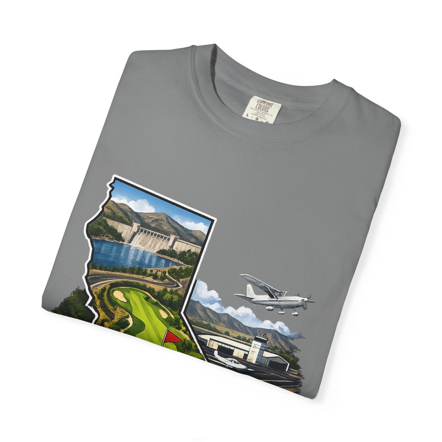 Pacoima Bred Graphic T-Shirt — Vintage Los Angeles Golf & Aviation Design