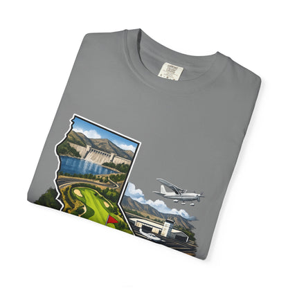 Pacoima Bred Graphic T-Shirt — Vintage Los Angeles Golf & Aviation Design
