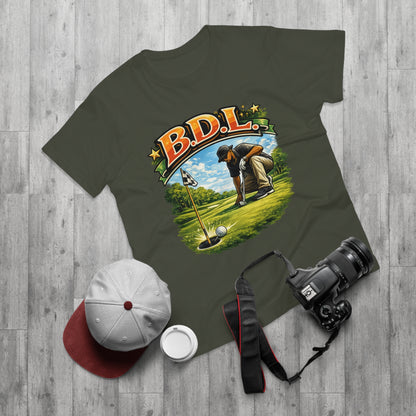 Golf Player Graphic T-Shirt — B.D.L. Vintage Golf Design