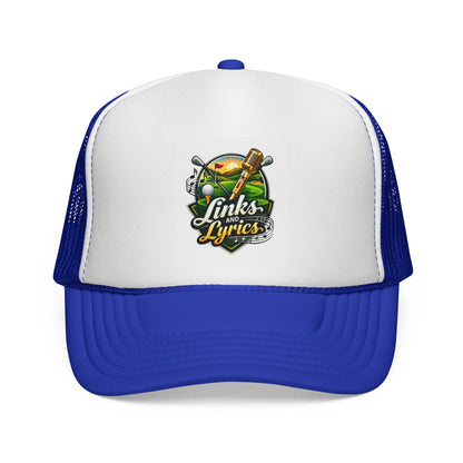 Links & Lyrics Trucker Hat — Golf and Music Vintage Mesh Cap