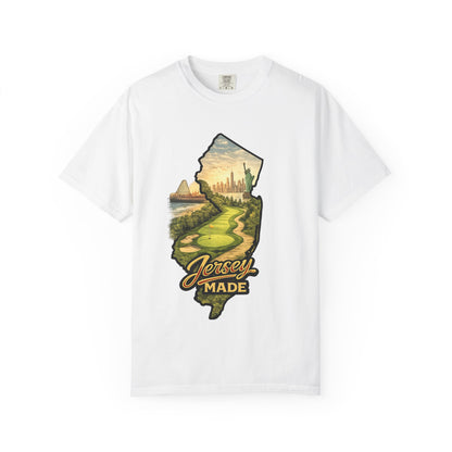 Jersey Made T-Shirt — New Jersey Scenic State Map Graphic Tee