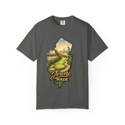 Jersey Made T-Shirt — New Jersey Scenic State Map Graphic Tee