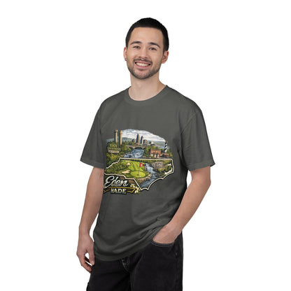 T-Shirt — 'Eden Made' Scenic Cityscape Tee (Vintage Travel/Local Pride)